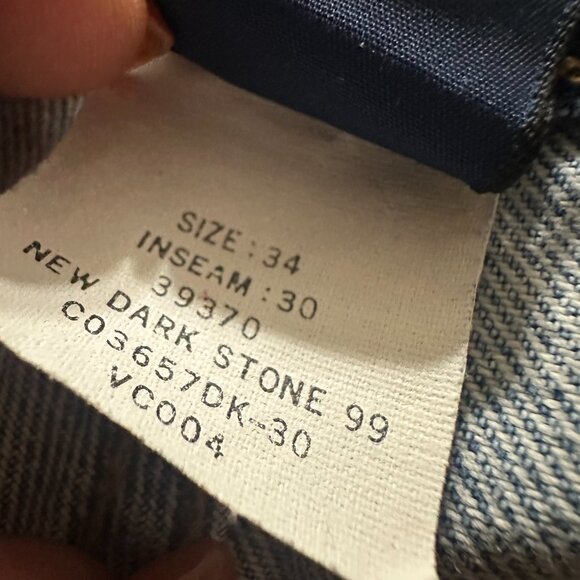 Chaps Ralph Lauren Jeans Mens 34x30 Classic Fit Blue Denim light Wash VTG Mexico - Picture 9 of 10